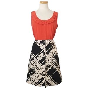 Anthro half and half dress